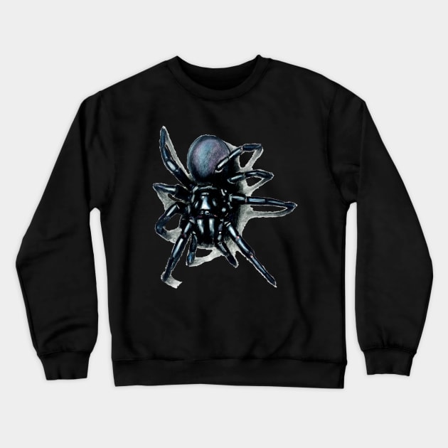 Funnel web spider Crewneck Sweatshirt by Brandy Devoid special edition collecion